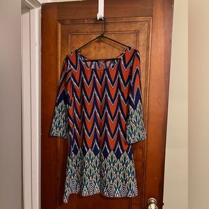 Mod Patterned Dress